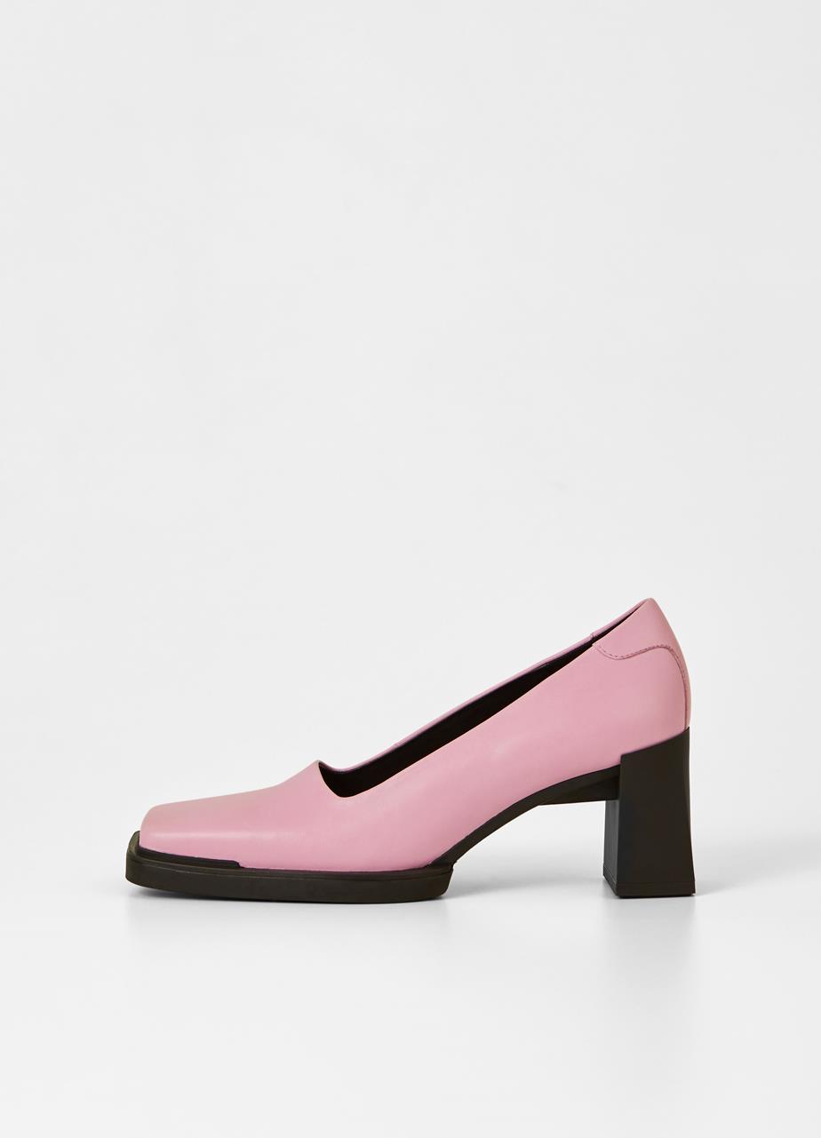 Edwina zapatos de tacón Rosa cuero