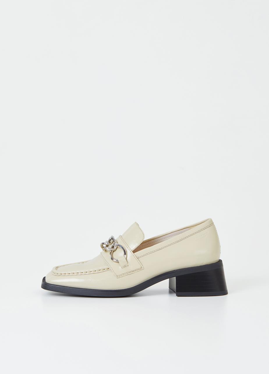 Blanca loafers Beige, Lakeret Læder
