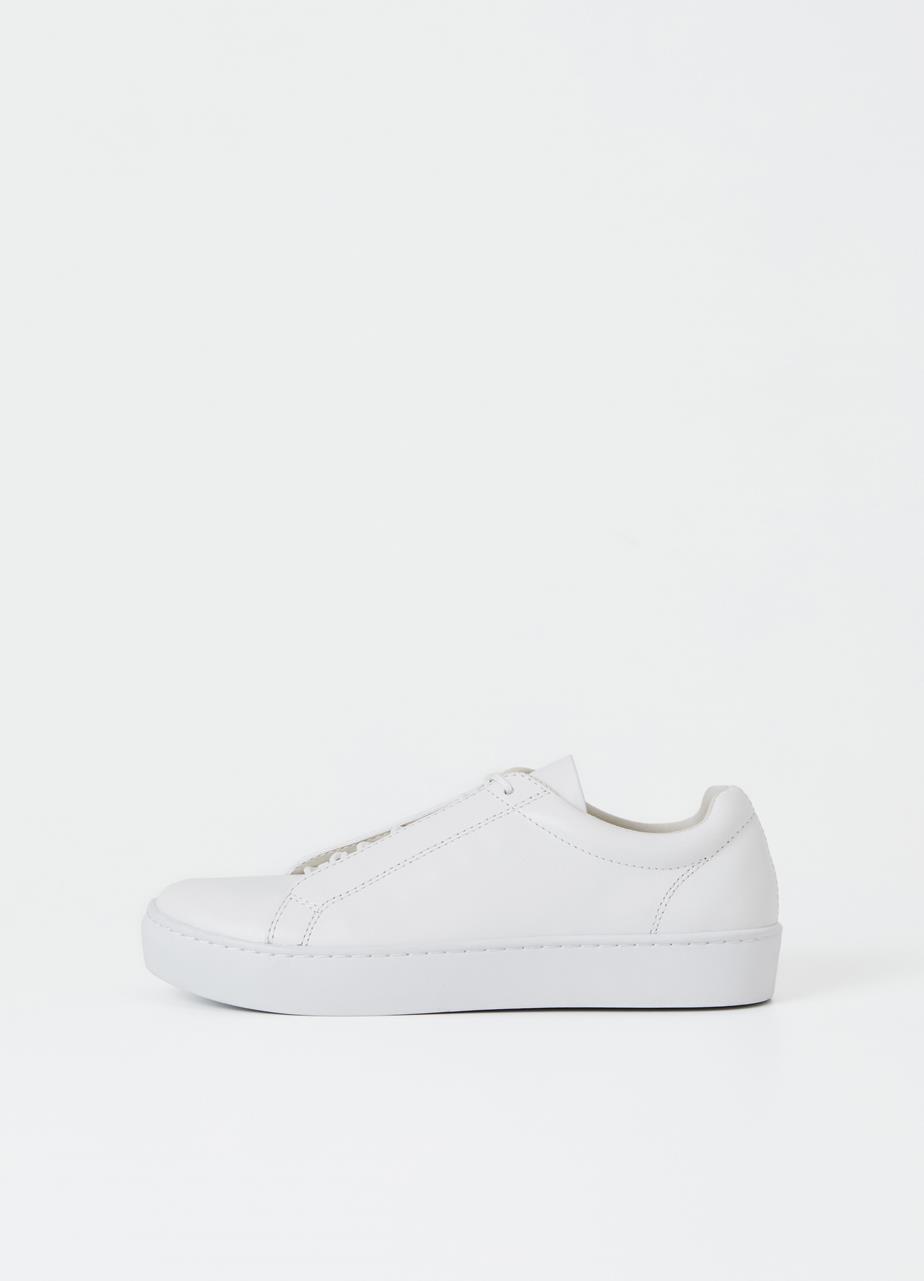 Zoe zapatillas Blanco cuero