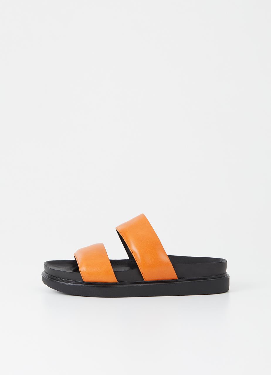 Erin sandals Orange leather