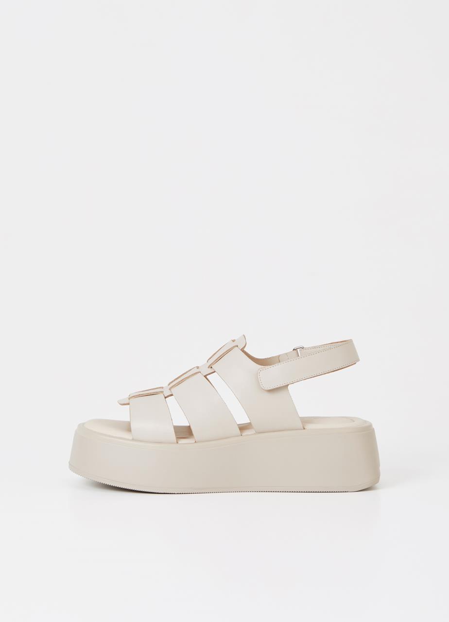 Courtney sandals Off-Whıte leather