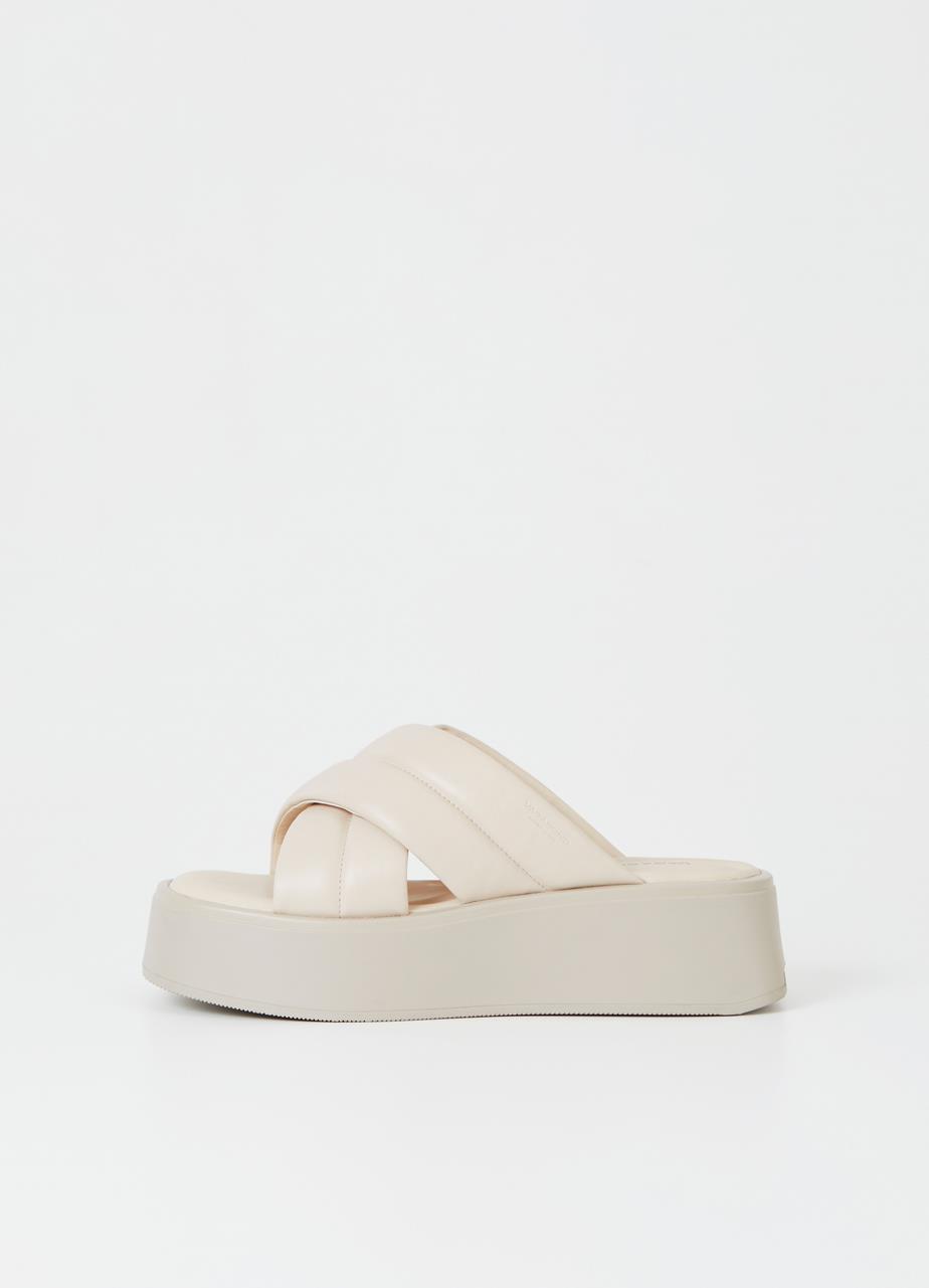 Courtney sandaler Offwhite læder
