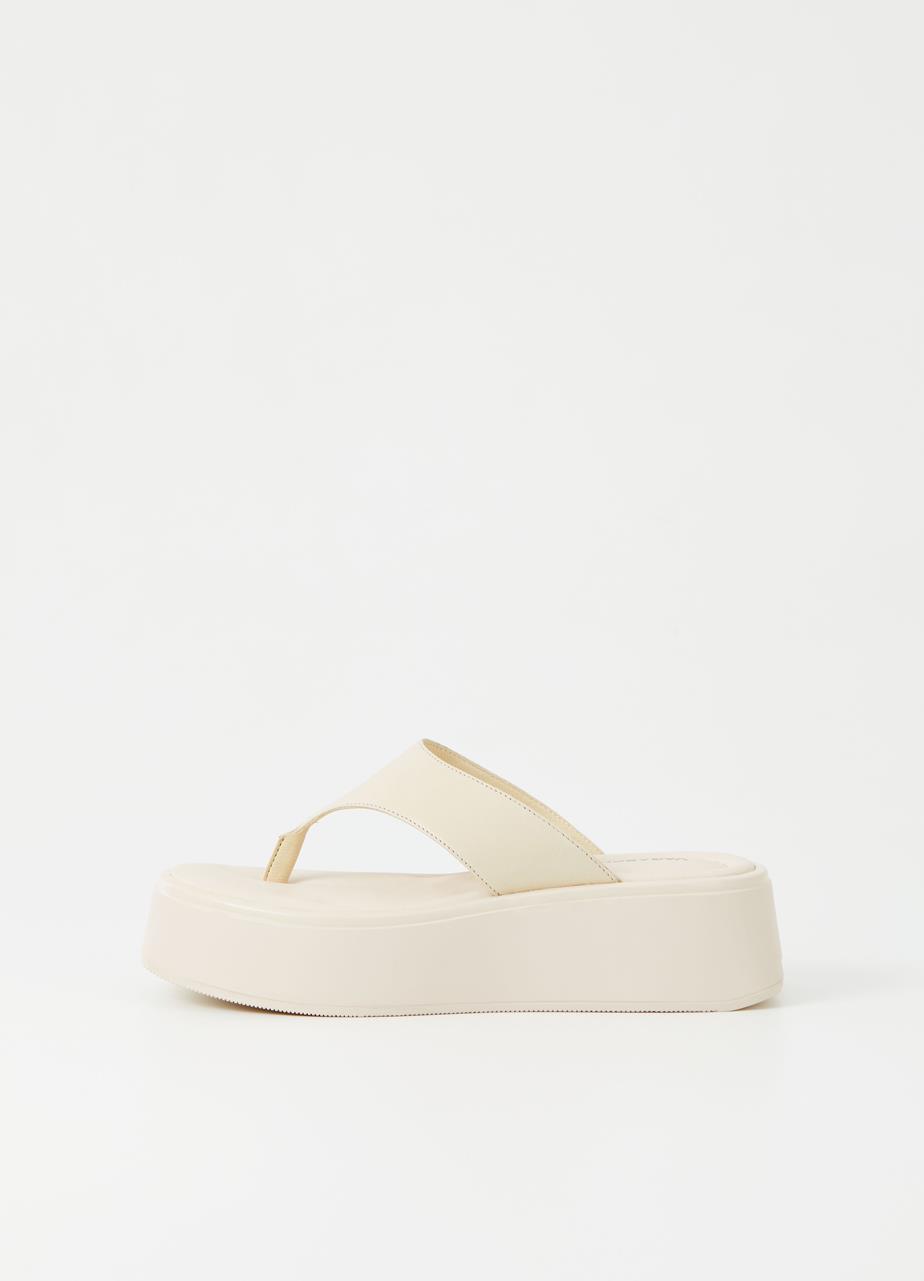 Courtney sandaler Off-White läder