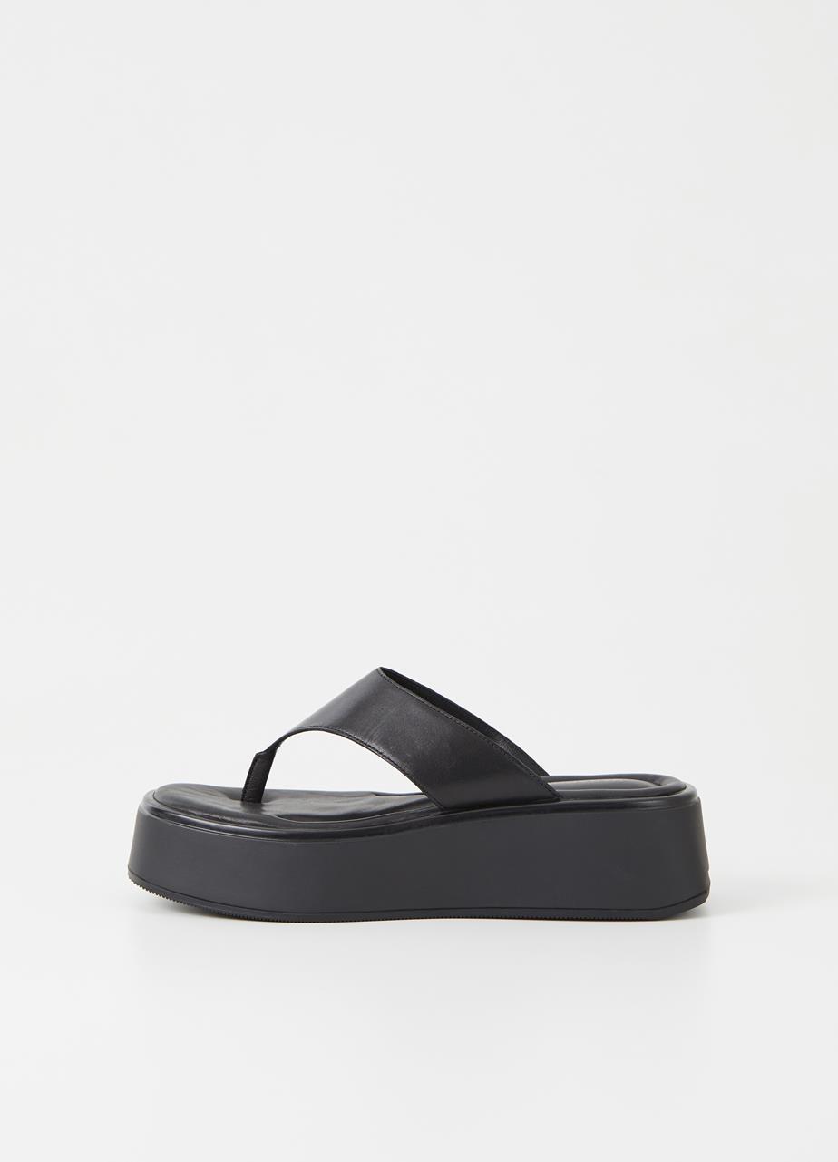 Courtney sandales Noir cuir