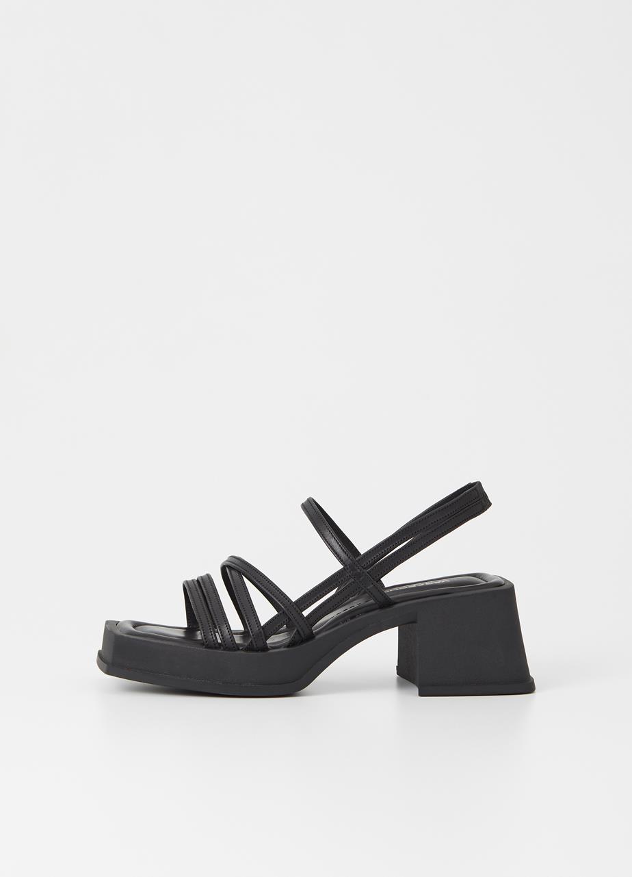 Hennıe sandals Black leather