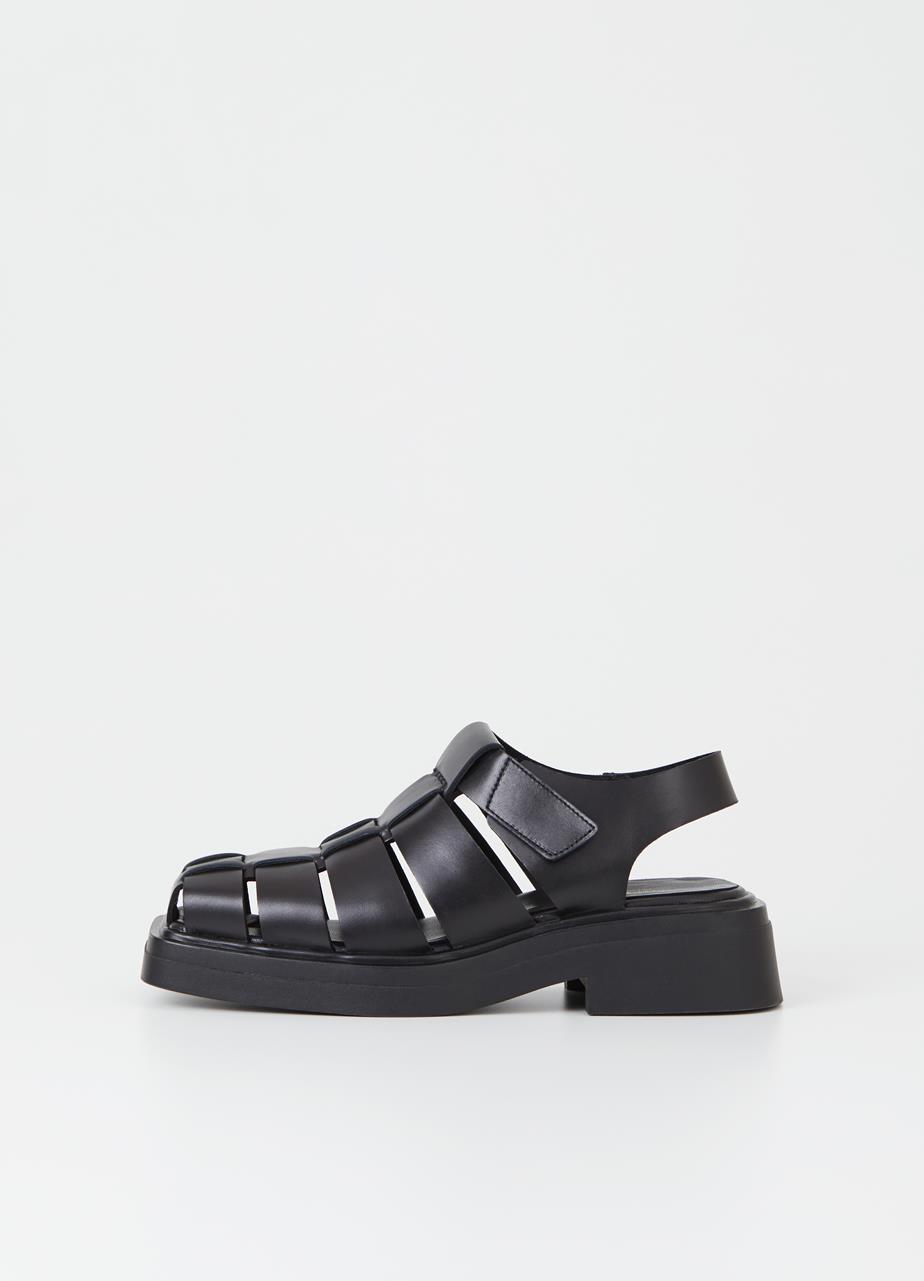 Eyra sandals Black leather