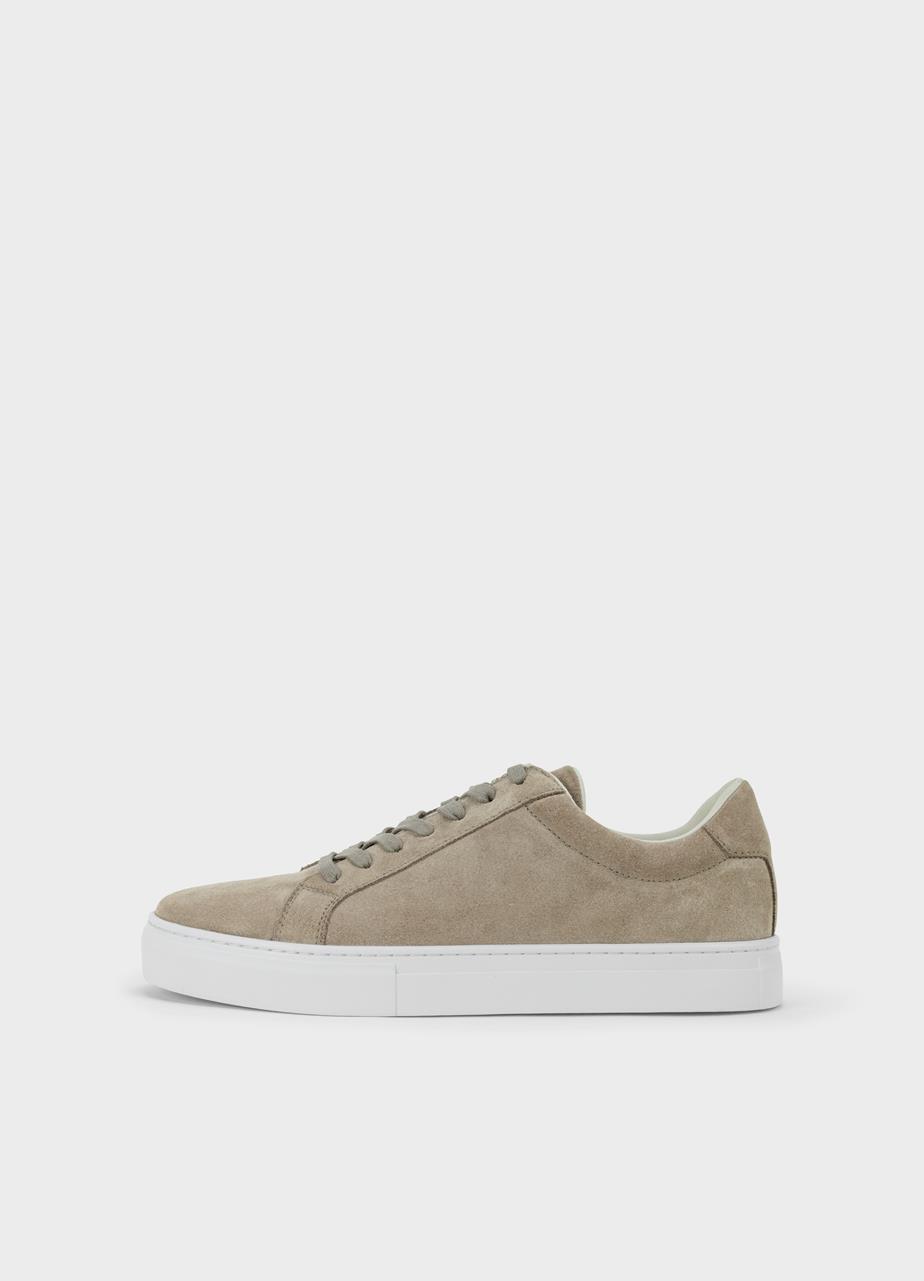 Paul 2.0 sneakers  Lysebrun semsket skinn