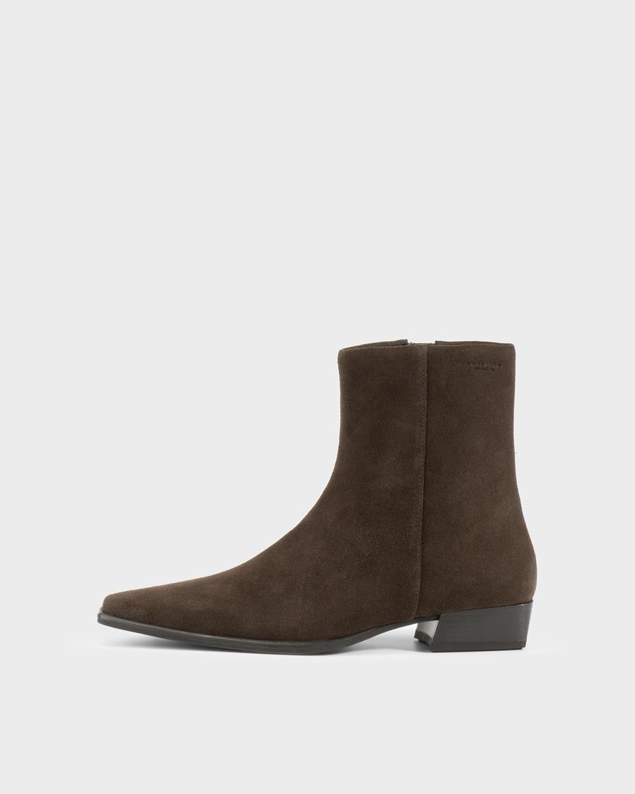 Nella stiefeletten Dunkelbraunes, Veloursleder