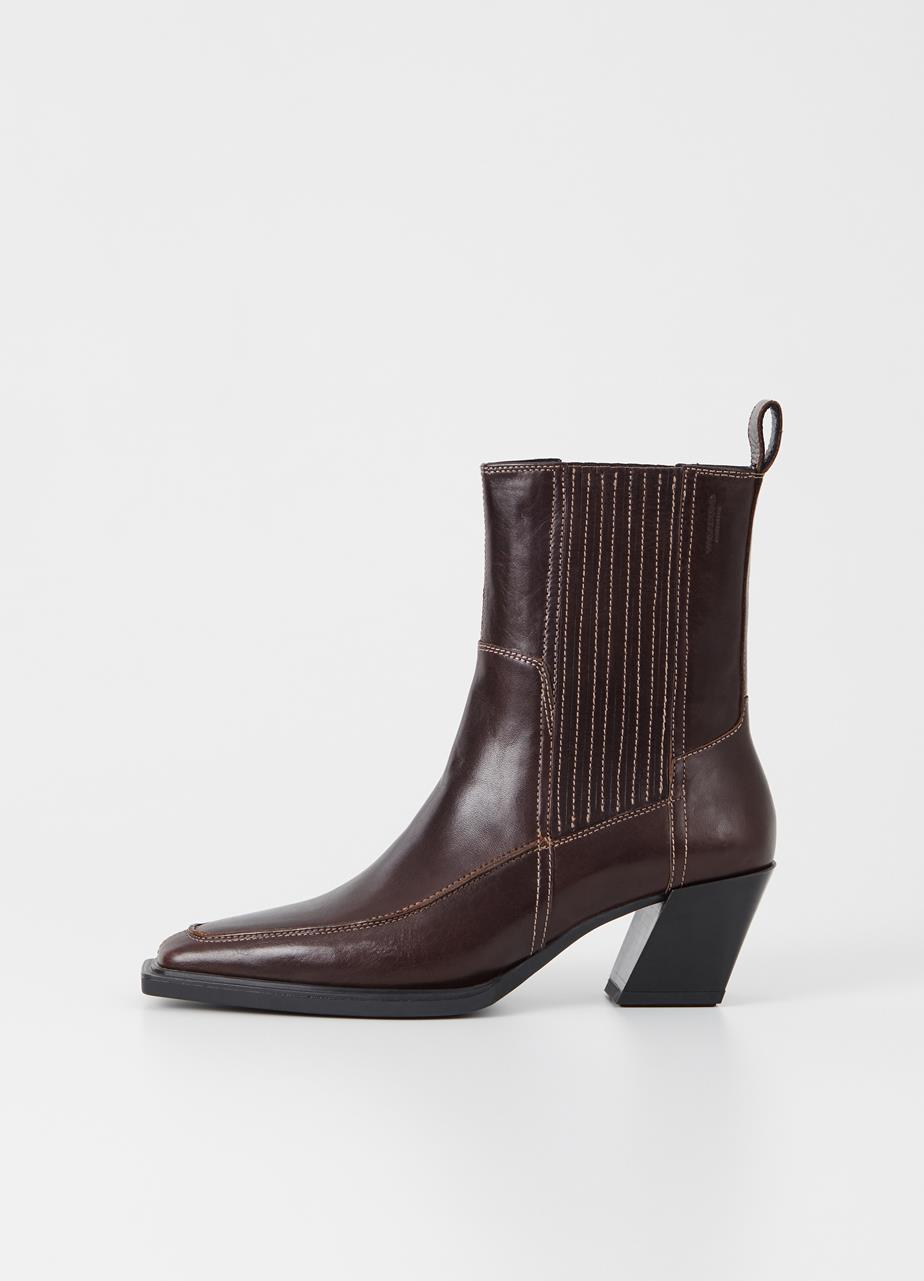 Alına boots Dark Brown leather