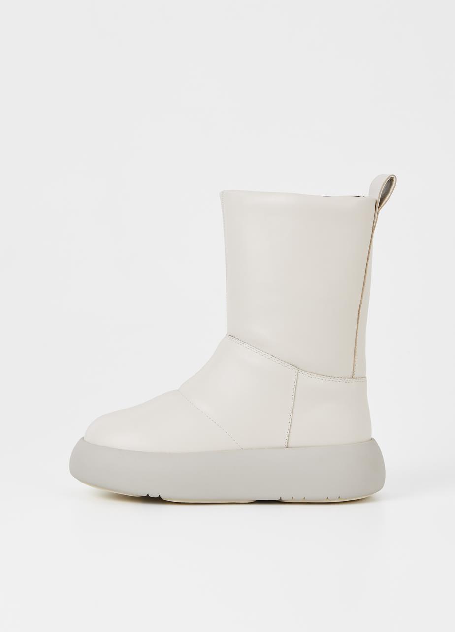 Aylin stiefel Offwhite leder