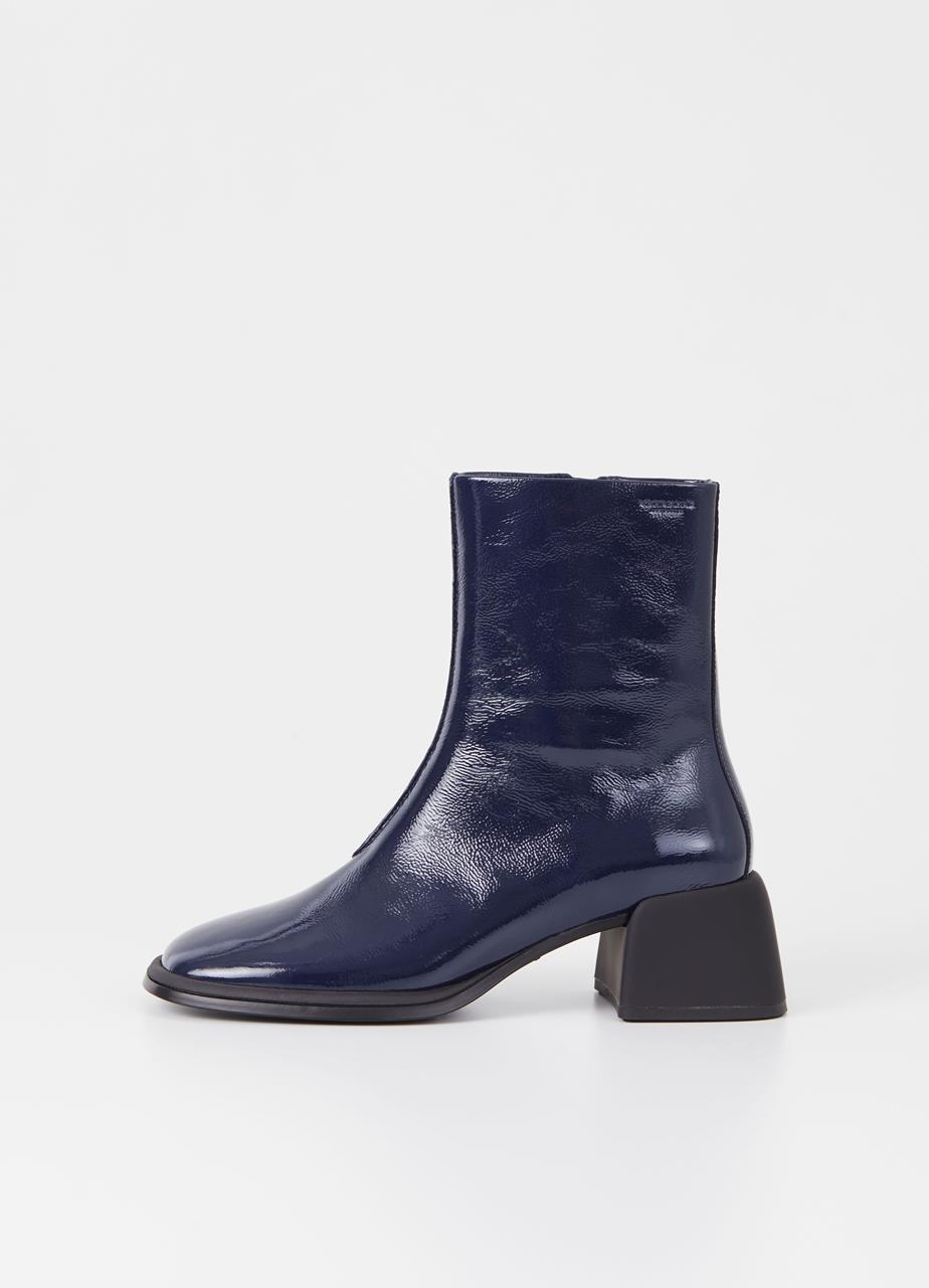 Ansie boots Dark Blue patent leather