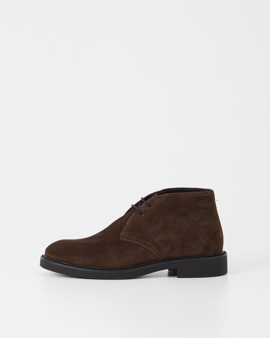 Alex m stiefel Dunkelbraunes, Veloursleder