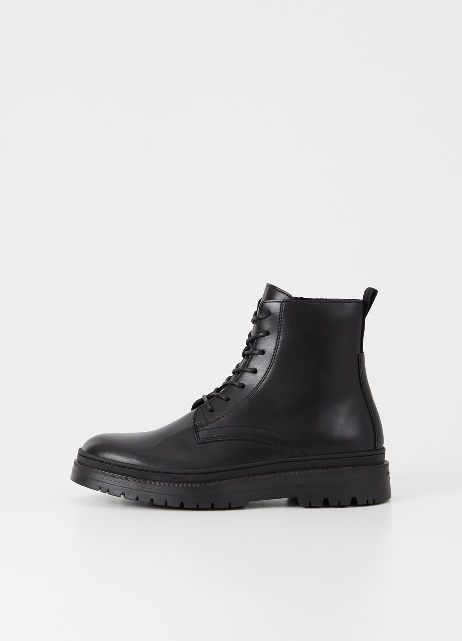 James boots Black leather