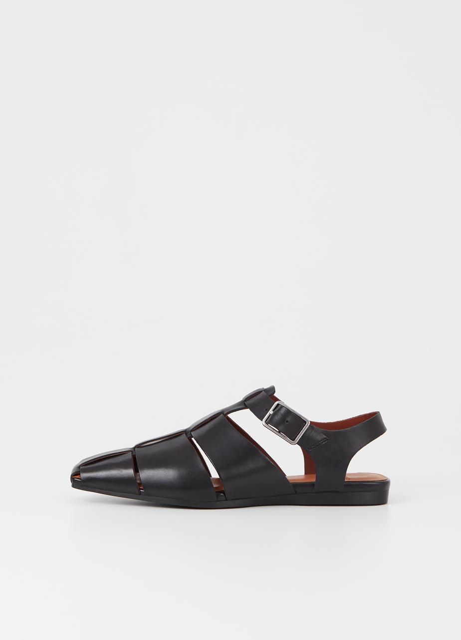 Wıoletta sandals Black leather