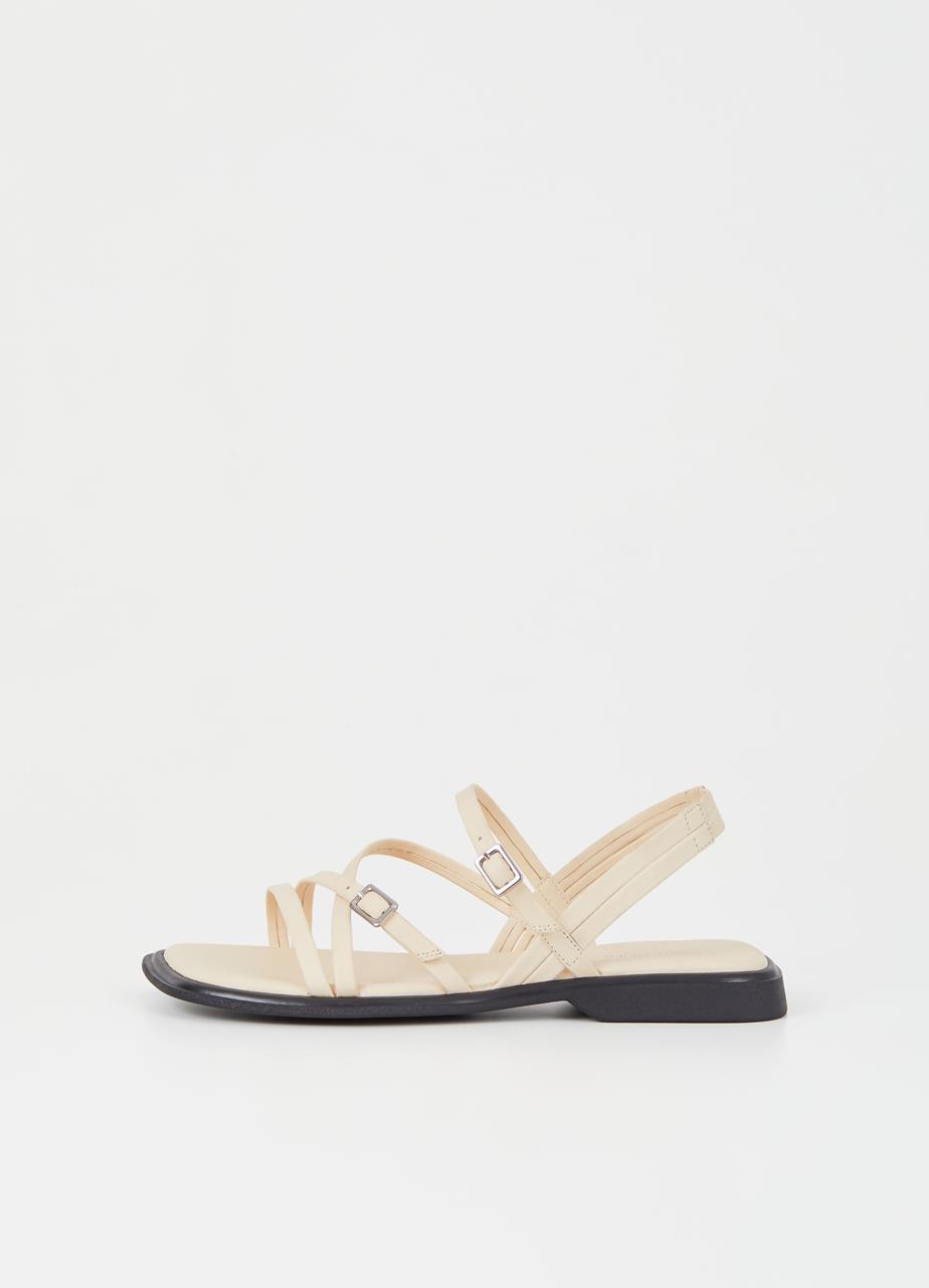 Izzy sandaler Offwhite læder