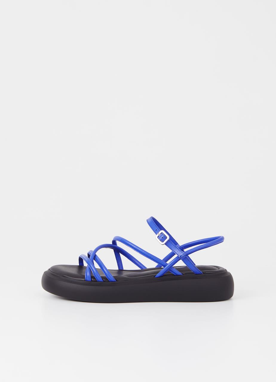 Blenda sandals Blue leather
