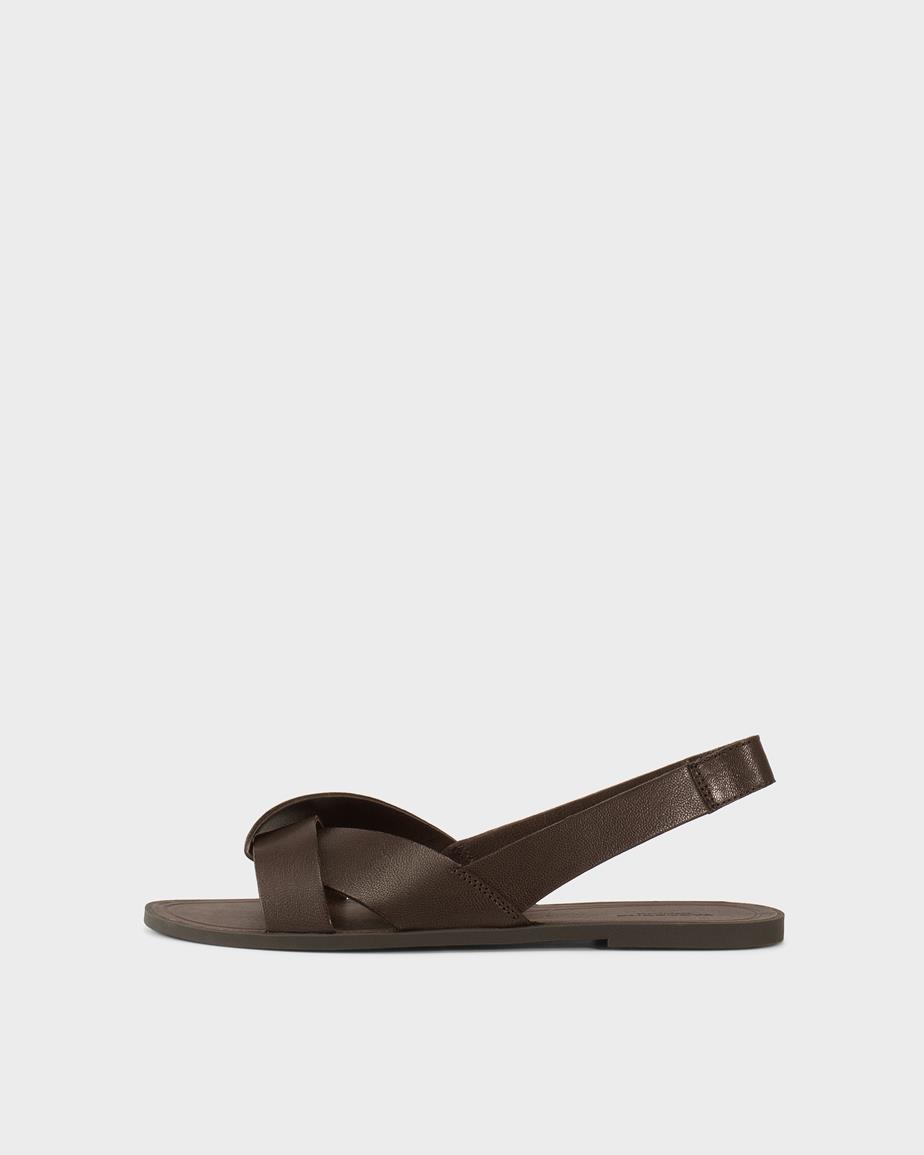 Tia 2.0 sandaler Mörkbrun, Skinn