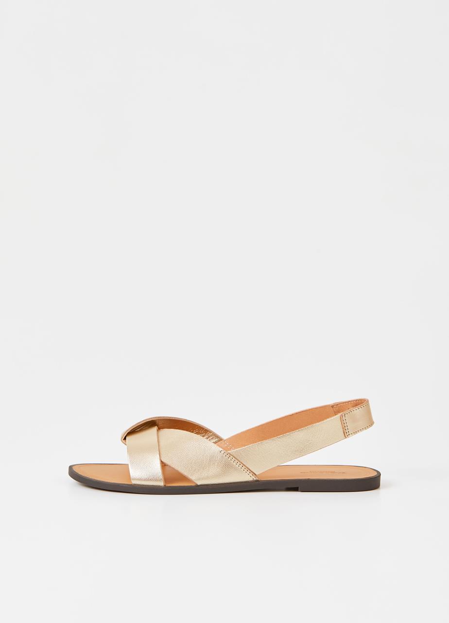 Tia 2.0 sandals Gold metallic leather