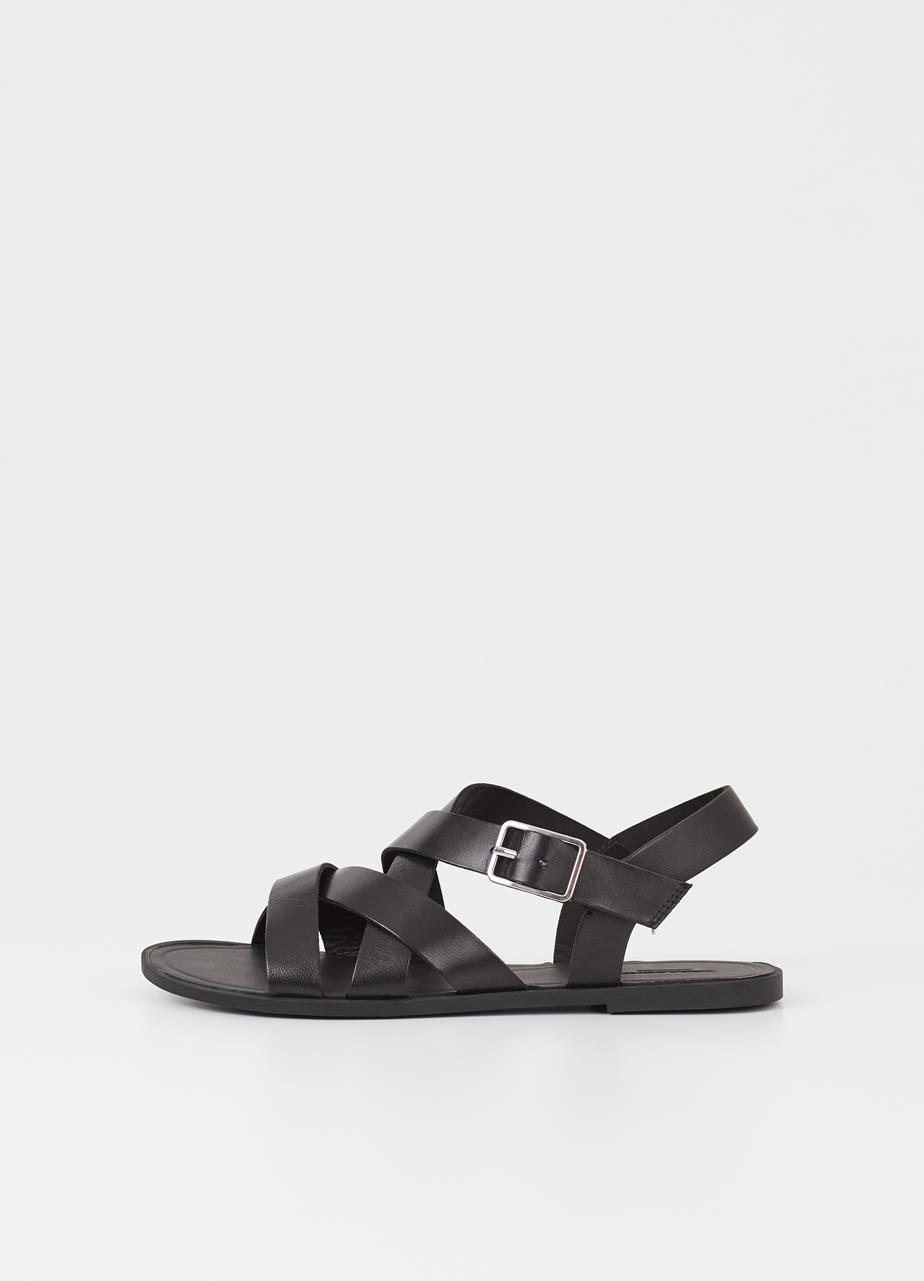 Tia 2.0 sandalen Zwart leer