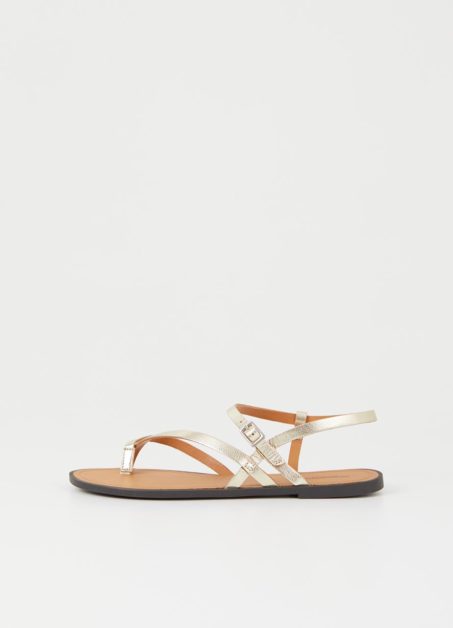 Tia 2.0 sandalen Gold metallic-leder