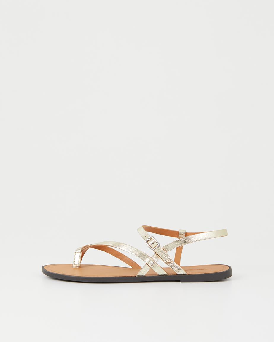 Tia 2.0 sandaler Guld, Metallfärgat Skinn