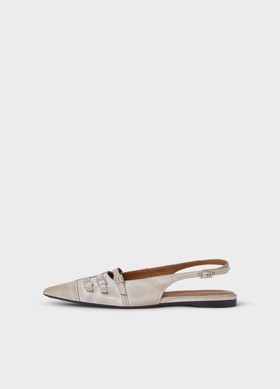 Hermine ballerina's BEIGE BRUSH OFF