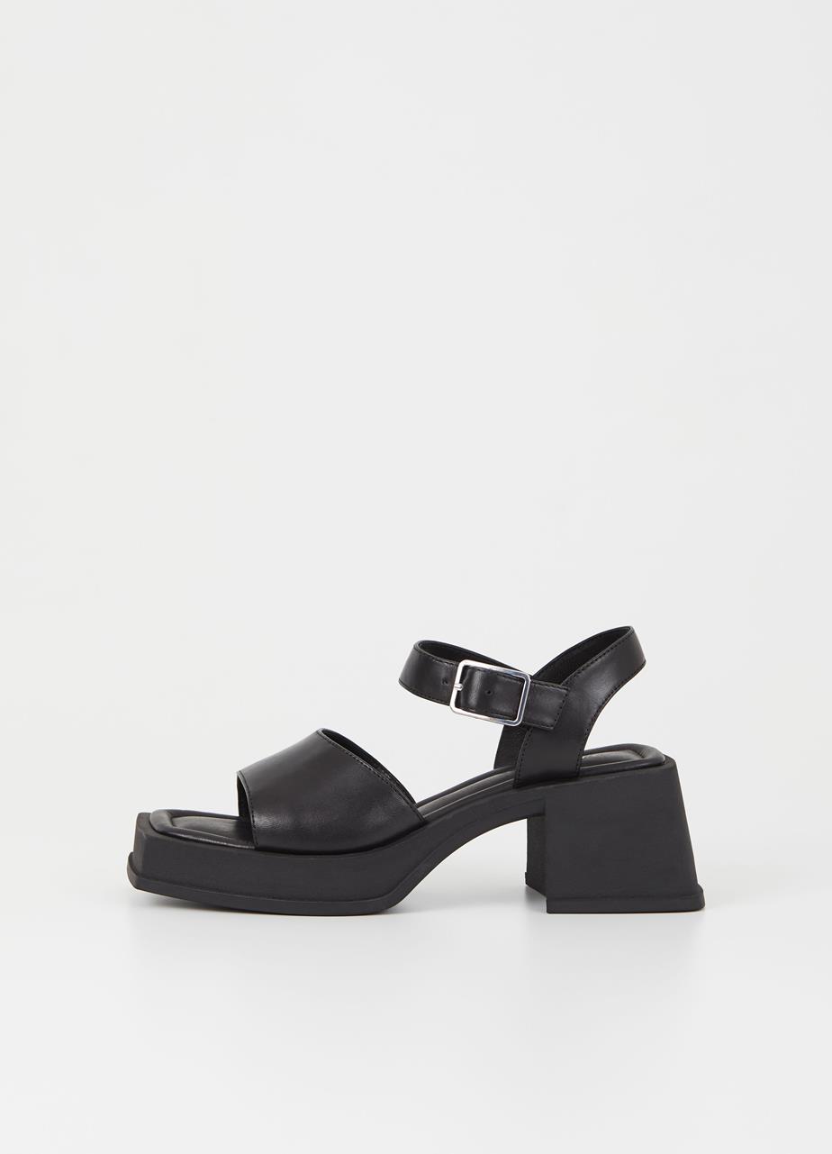 Hennıe sandals Black leather