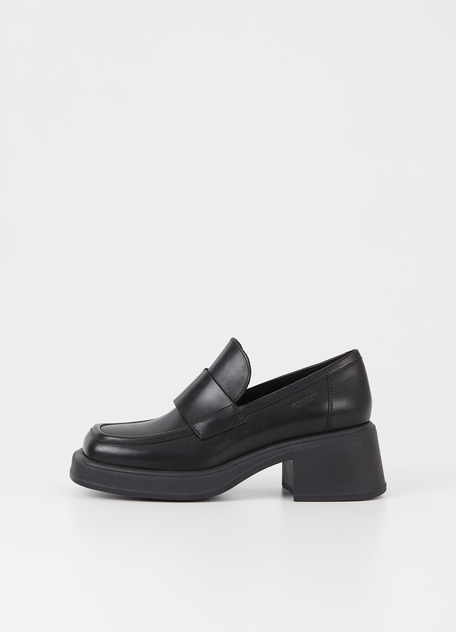 Dorah loafers Zwart leer