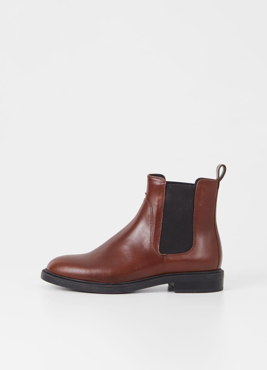 Amina boots Brun skinn