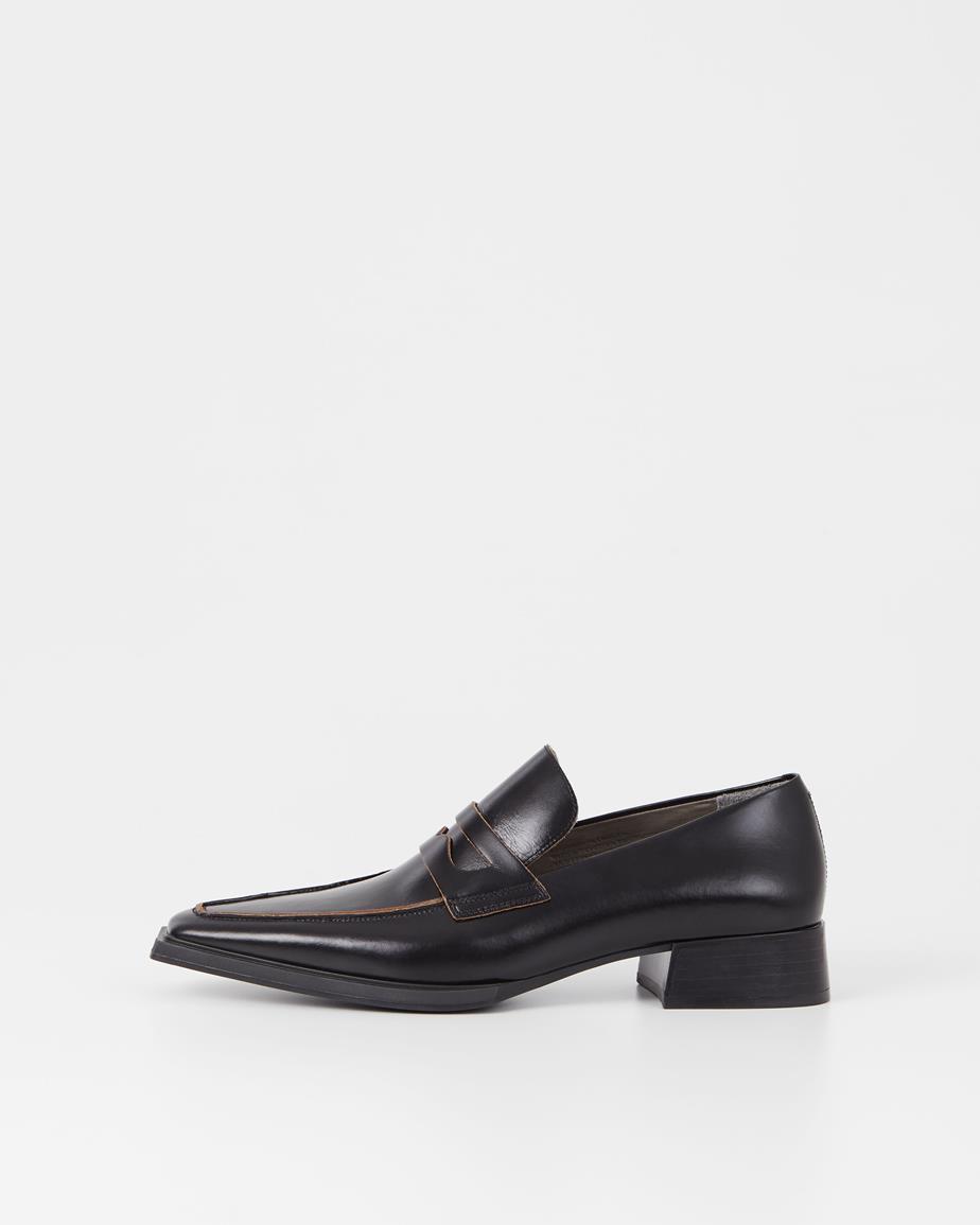 Eida loafers Černá, Kůže