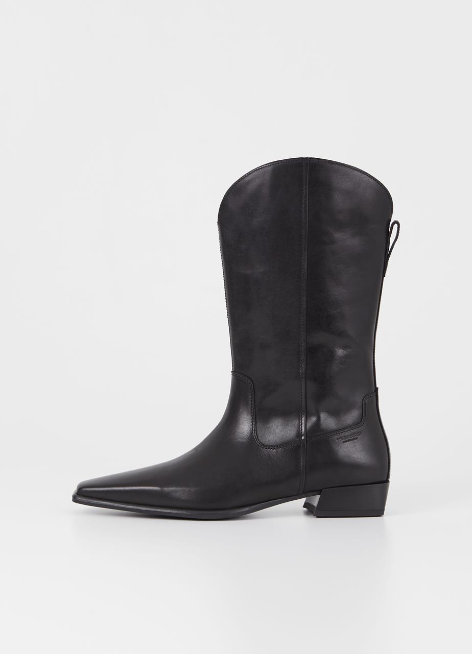 Nella botas Preto couro