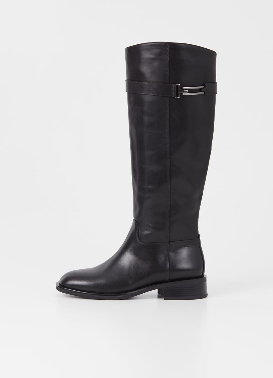 Sheila tall boots Black leather