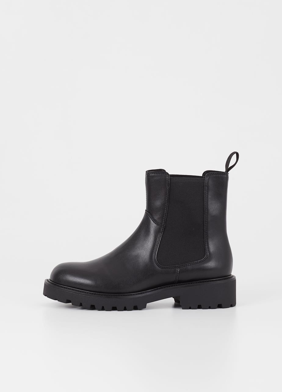 Kenova bottes Noir similicuir