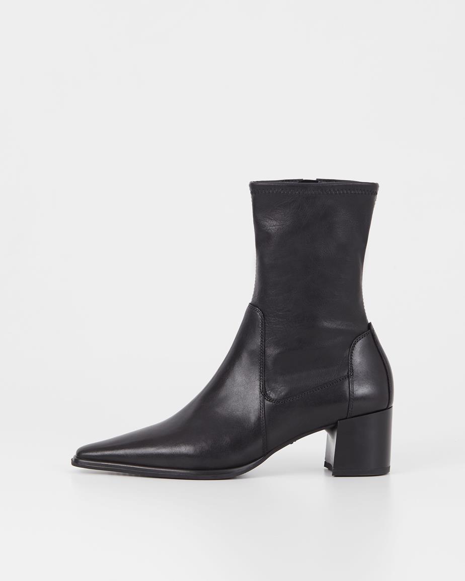 Giselle stiefeletten Schwarzes, Leder/Kombination