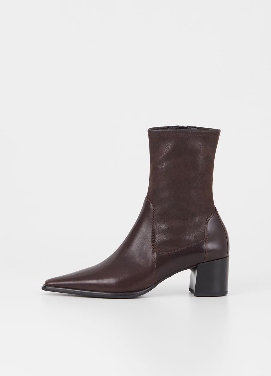 Giselle bottes Marron cuir/comb