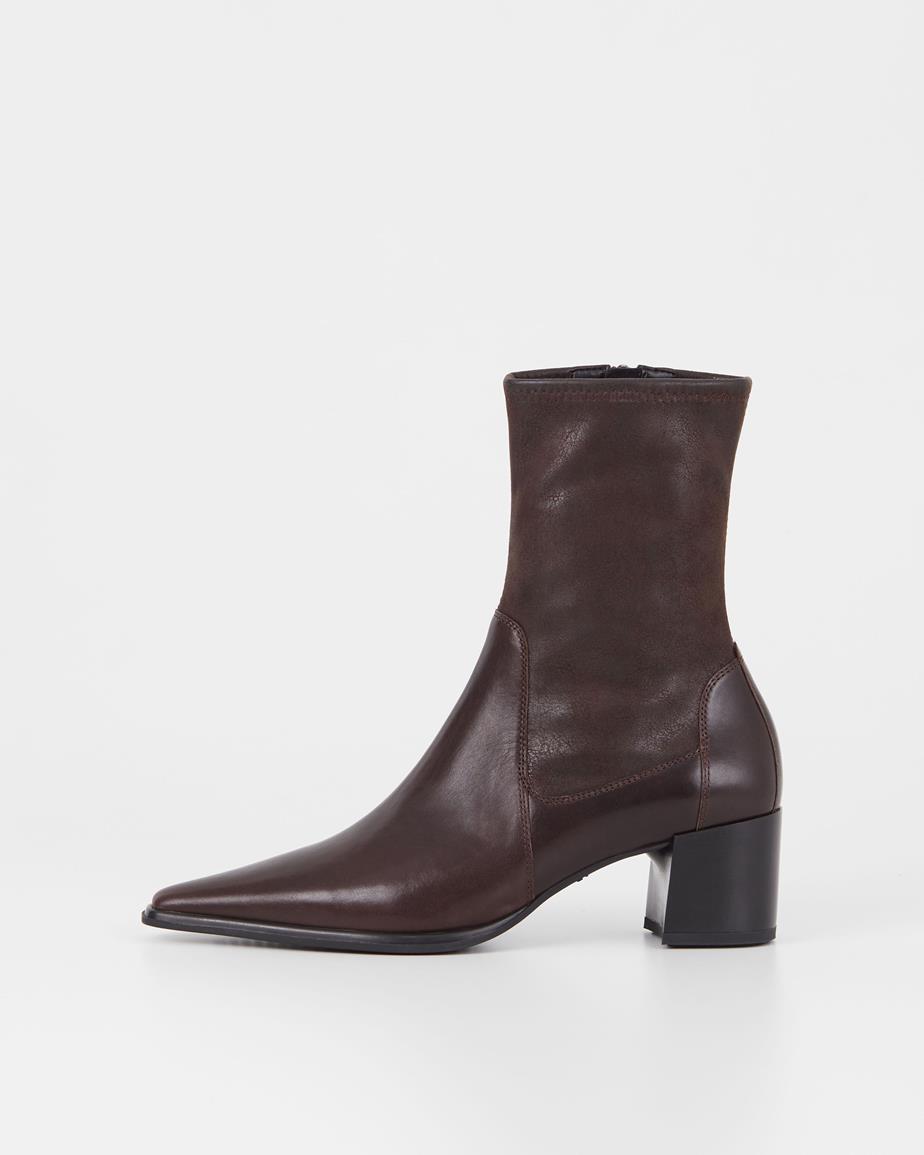 Giselle stiefeletten Braunes, Leder/Kombination