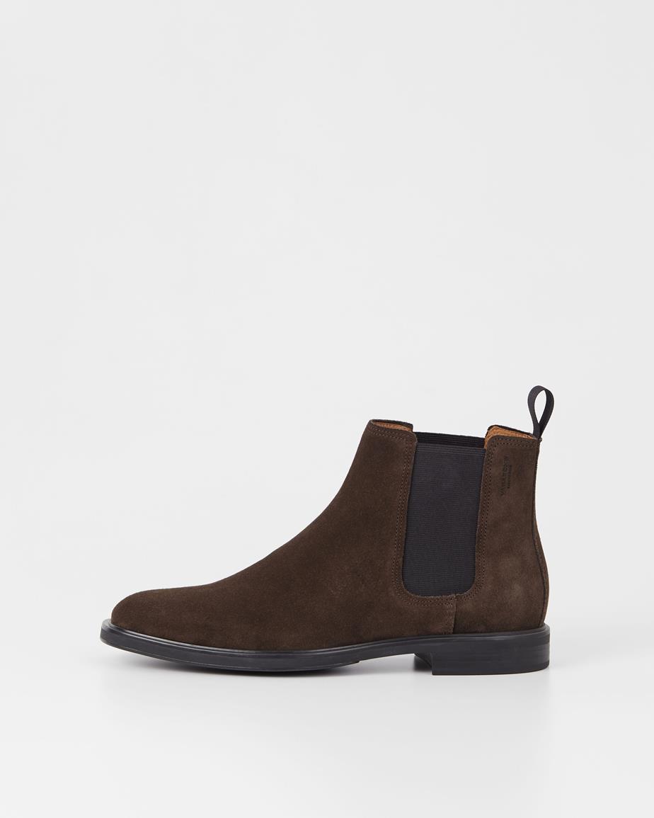 Andrew stiefel Braun, Veloursleder