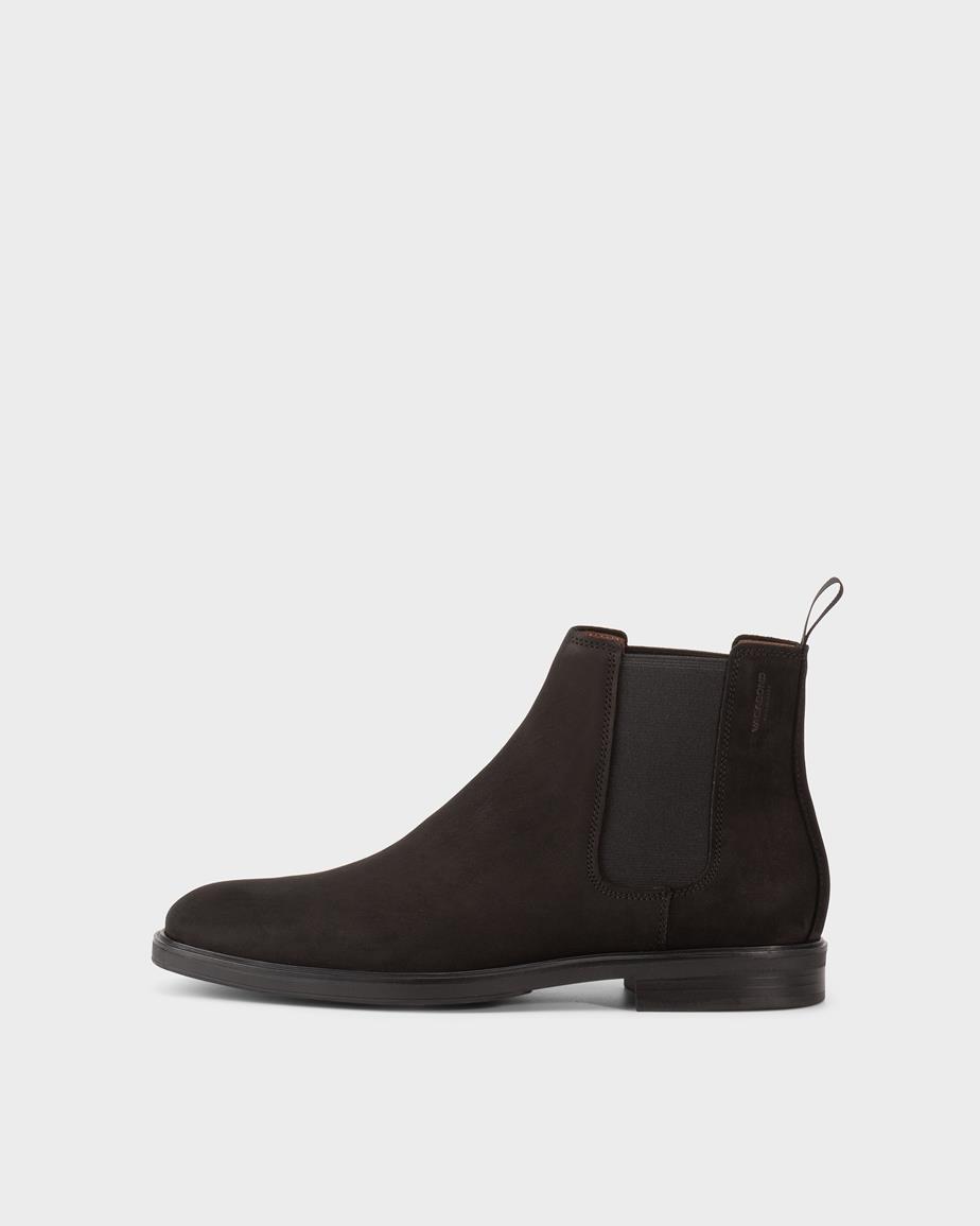 Andrew stiefel Schwarzes, Nubukleder