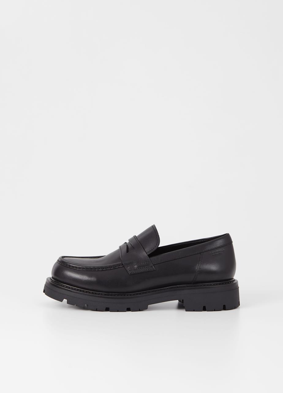 Cameron loafers ZWART LEER
