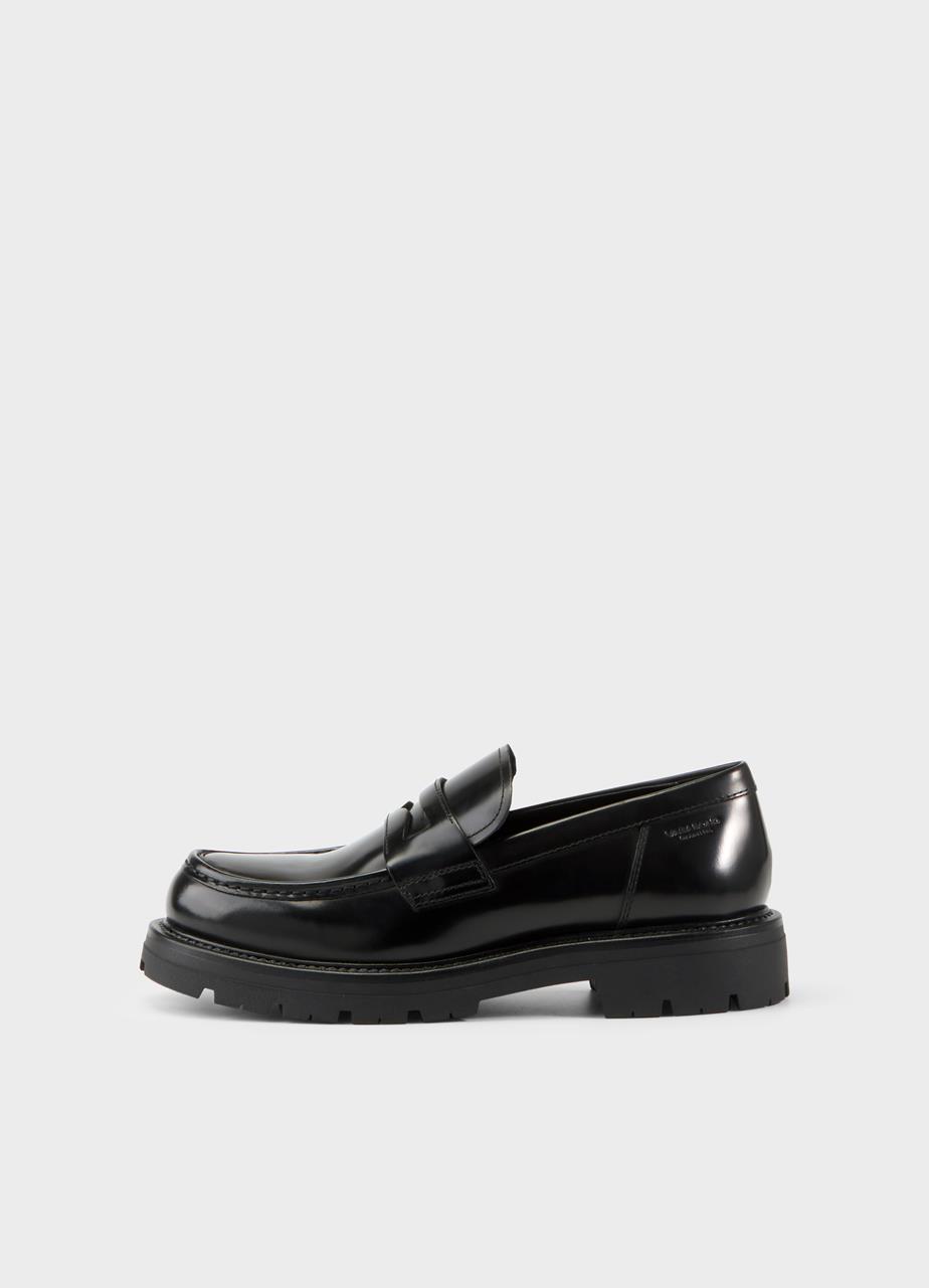 Cameron loafers BLACK POLISHED LEATHER