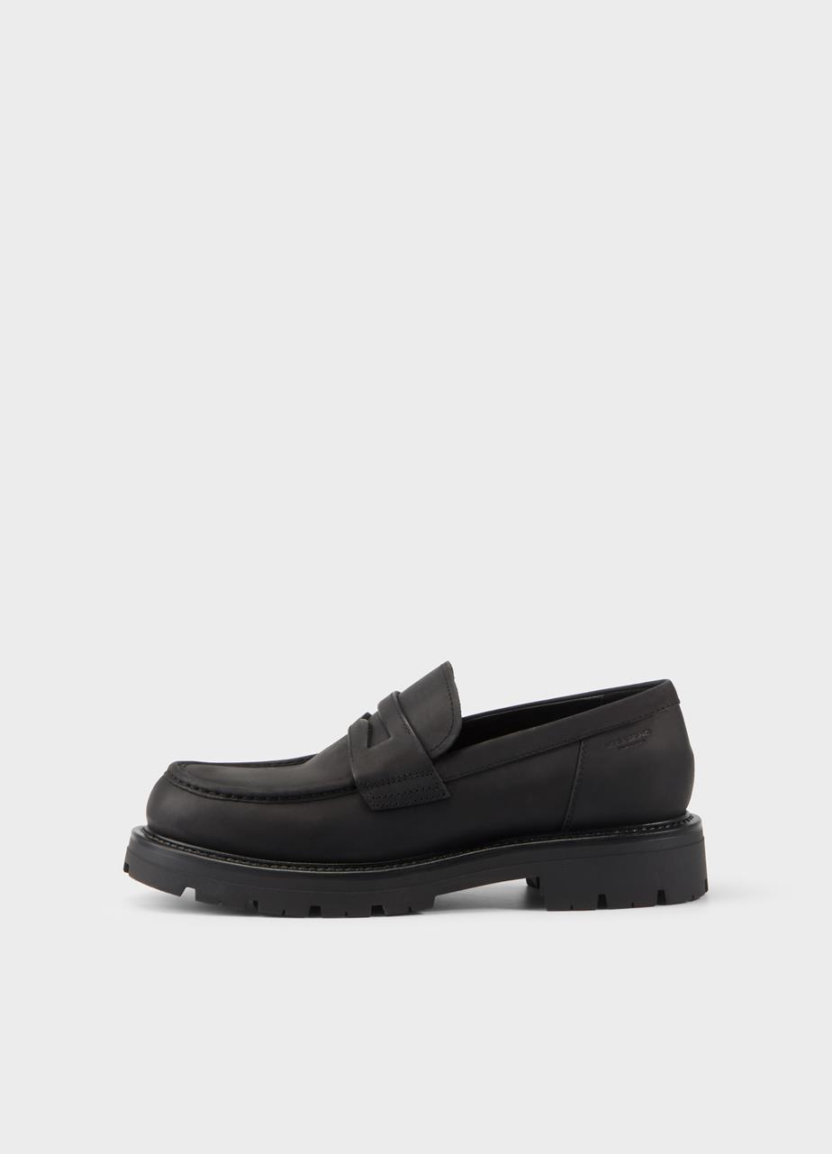 Cameron loafers ČIERNA OLEJOVANÝ NUBUK