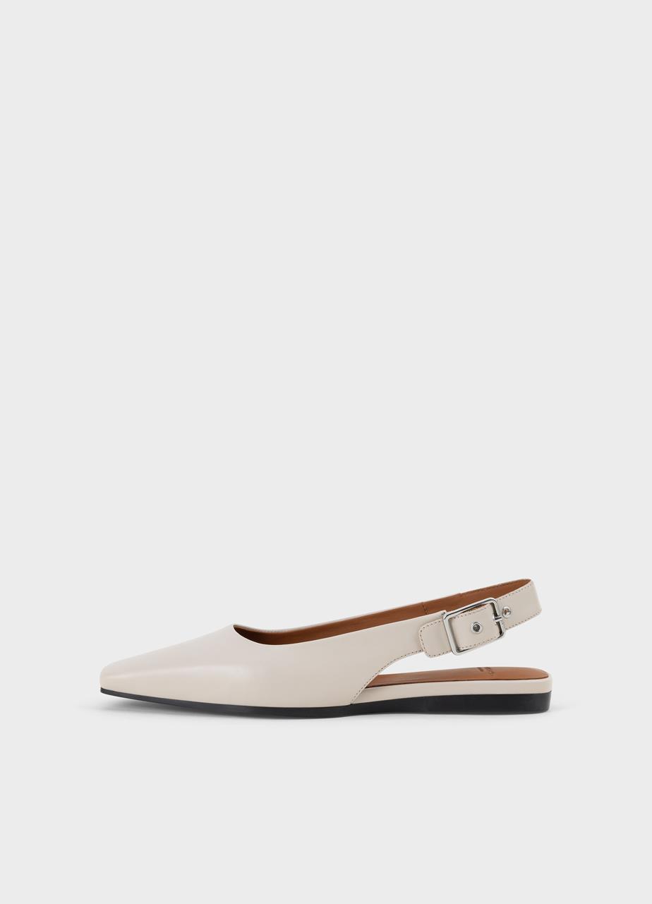 Wioletta chaussures basses Blanc Cassé cuir