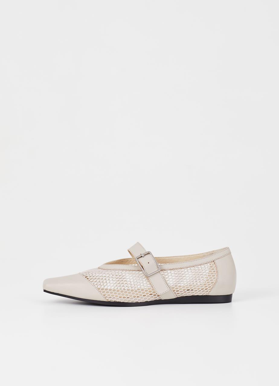 Wioletta shoes Off-White leather/mesh