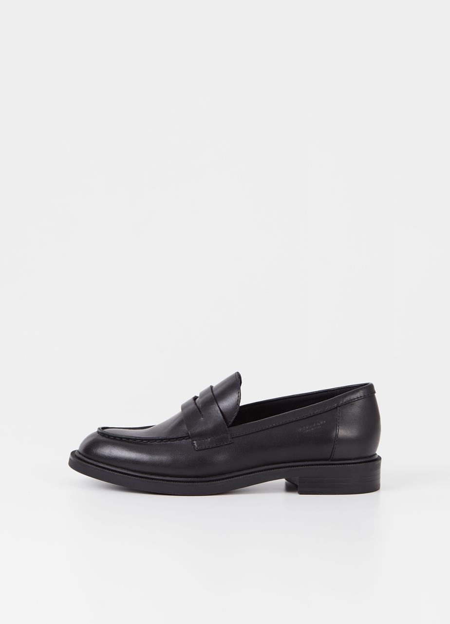 Amina loafers Zwart leer