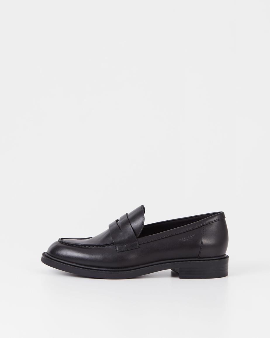 Amina loafers Black, Leather