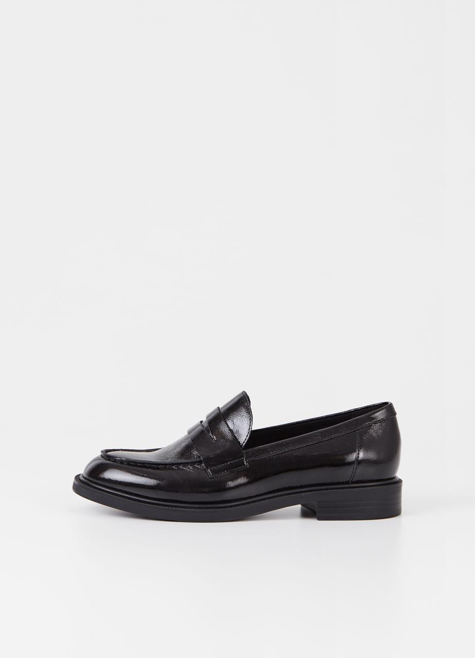 Amina loafers Preto couro envernizado