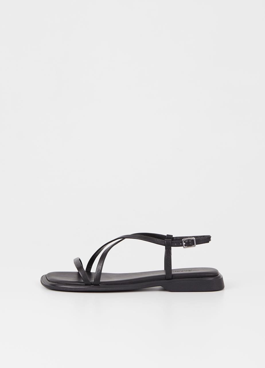 Izzy sandals Black leather