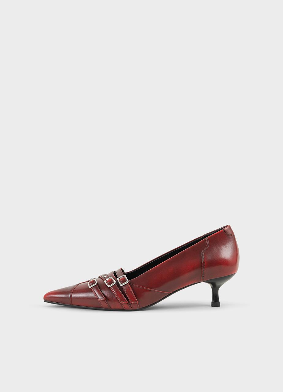 Lykke sapatos altos Vermelho brush off