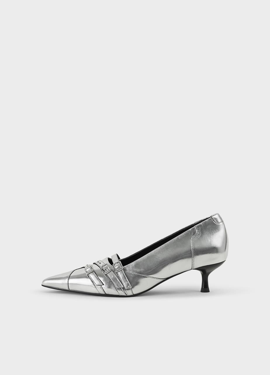 Lykke pumps Silver metallic leather