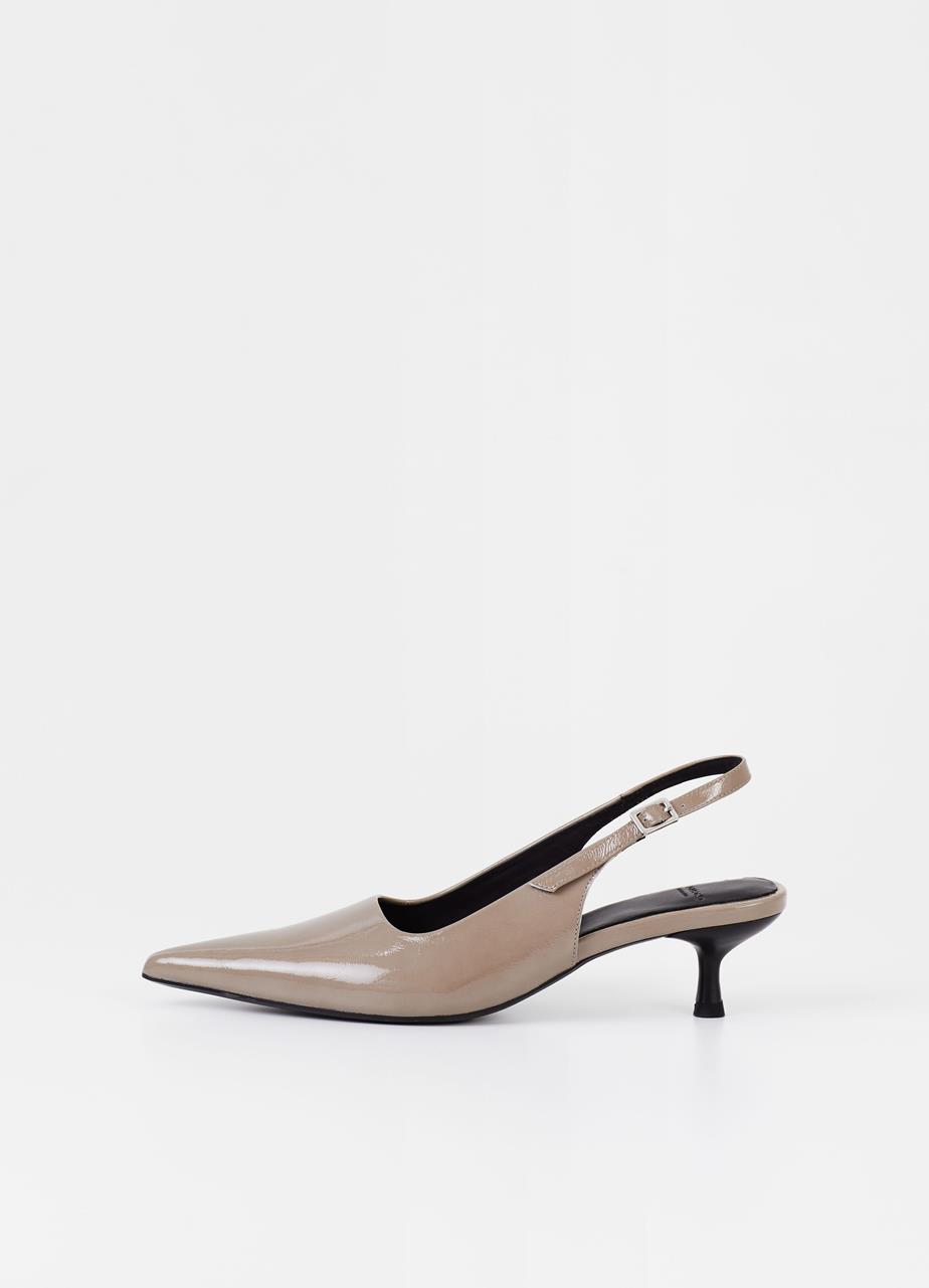 Lykke pumps LICHTBRUIN LAKLEER